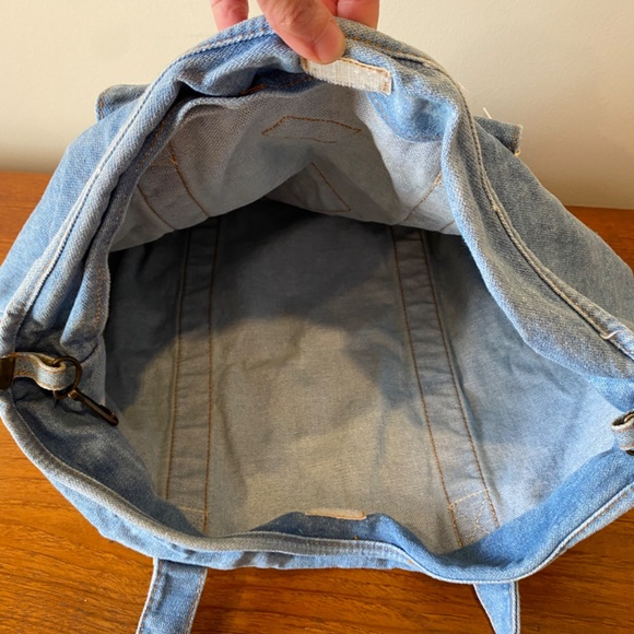 80's Shane Denim Vintage Bucket Tote Bag - Picture 6 of 9